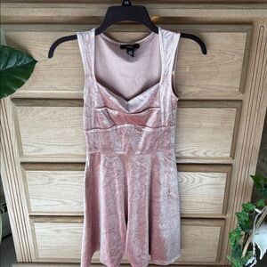 Y2K Forever 21 Blush Velvet Dress